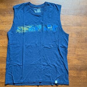 Nike Men's Navy Blue Tank Top